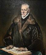 El Greco, Portrait of Dr. Francisco de Pisa